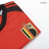 Men's Replica DE BRUYNE #7 Belgium Home Soccer Jersey Shirt 2022 Adidas - World Cup 2022