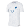Men's Authentic MBAPPE #10 France Away Soccer Jersey Shirt 2022 Nike World Cup 2022