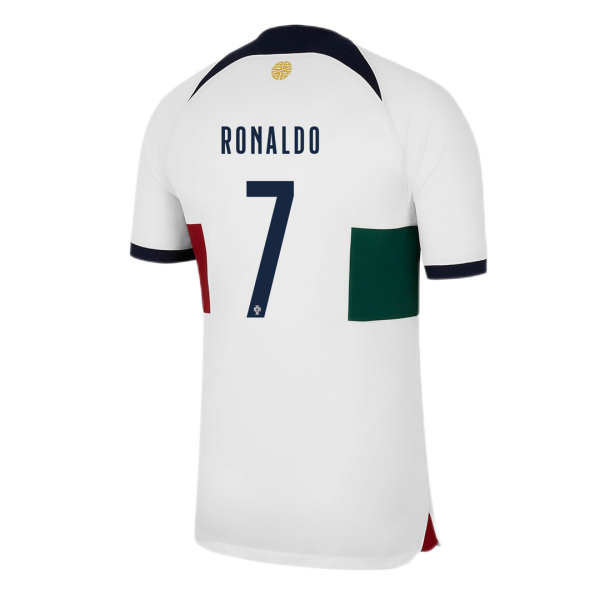 Men's Replica RONALDO #7 Portugal Away Soccer Jersey Shirt 2022 Nike - World Cup 2022
