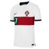 Men's Replica RONALDO #7 Portugal Away Soccer Jersey Shirt 2022 Nike - World Cup 2022
