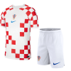 Men's Replica Croatia Home Soccer Jersey Kit (Jersey+Shorts) 2022 Nike - World Cup 2022