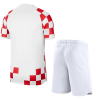Men's Replica Croatia Home Soccer Jersey Kit (Jersey+Shorts) 2022 Nike - World Cup 2022