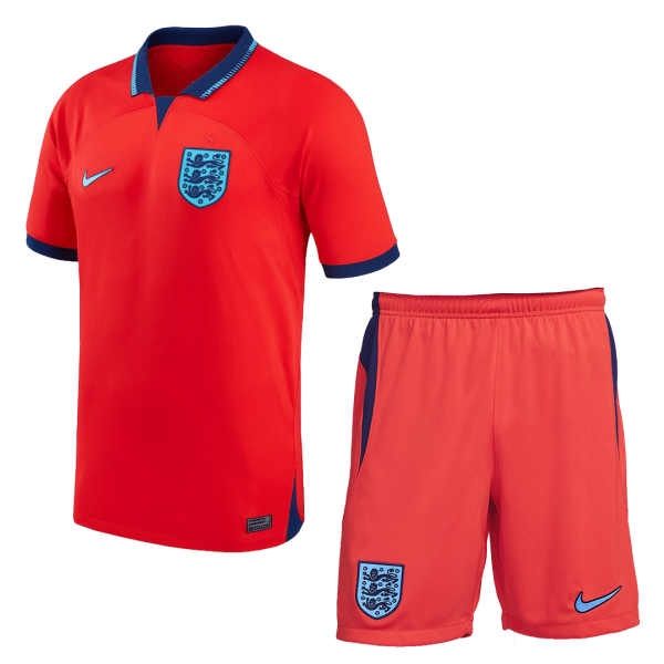Men's Replica England Away Soccer Jersey Kit (Jersey+Shorts) 2022 Nike - World Cup 2022
