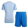 Men's Replica Spain Away Soccer Jersey Kit (Jersey+Shorts) 2022 Adidas - World Cup 2022