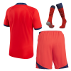 Men's Replica England Away Soccer Jersey Whole Kit (Jersey+Shorts+Socks) 2022 Nike - World Cup 2022