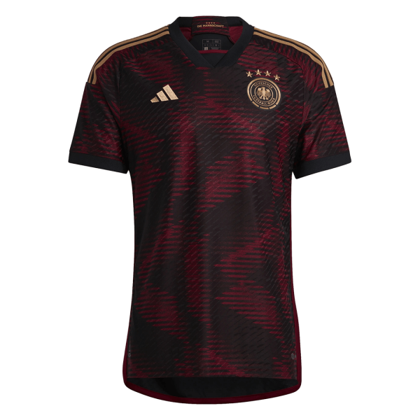 Men's Authentic Germany Away Soccer Jersey Shirt 2022 Adidas - World Cup 2022 | Germany