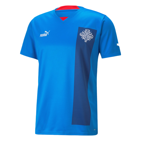 Men's Replica Iceland Home Soccer Jersey Shirt 2022 Puma - World Cup 2022 | Iceland