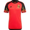 Men's Authentic Belgium Home Soccer Jersey Shirt 2022 Adidas - World Cup 2022 | Belgium