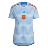 Women's Replica Spain Away Soccer Jersey Shirt 2022 Adidas - World Cup 2022 | Spain