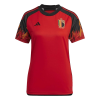 Women's Replica Belgium Home Soccer Jersey Shirt 2022 Adidas - World Cup 2022 | Belgium