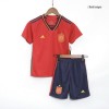 Kids Spain Home Soccer Jersey Kit (Jersey+Shorts) 2022 Adidas - World Cup 2022