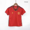 Kids Spain Home Soccer Jersey Kit (Jersey+Shorts) 2022 Adidas - World Cup 2022