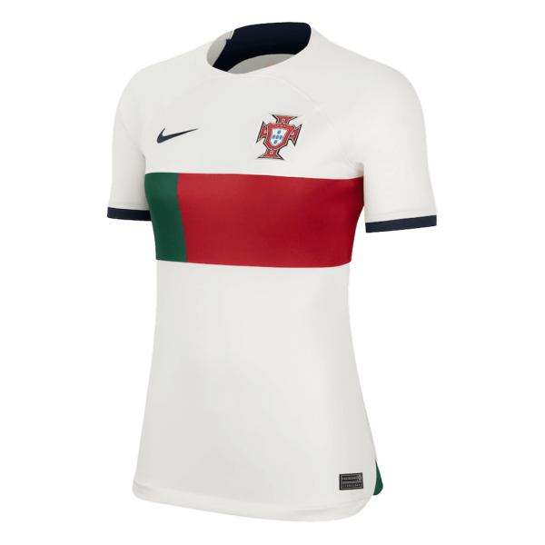 Women's Replica Portugal Away Soccer Jersey Shirt 2022 Nike - World Cup 2022