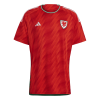 Men's Replica Wales Home Soccer Jersey Shirt 2022 Adidas - World Cup 2022