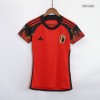 Women's Replica DE BRUYNE #7 Belgium Home Soccer Jersey Shirt 2022 Adidas
