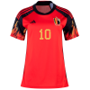 Women's Replica E. HAZARD #10 Belgium Home Soccer Jersey Shirt 2022 Adidas