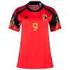 Women's Replica R.LUKAKU #9 Belgium Home Soccer Jersey Shirt 2022 Adidas