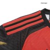 Men's Authentic E. HAZARD #10 Belgium Home Soccer Jersey Shirt 2022 Adidas World Cup 2022