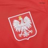Men's Replica LEWANDOWSKI #9 Poland Away Soccer Jersey Shirt 2022 Nike - World Cup 2022