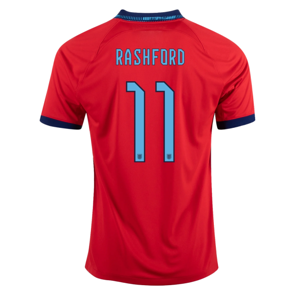 Men's Replica RASHFORD #11 England Away Soccer Jersey Shirt 2022 Nike - World Cup 2022