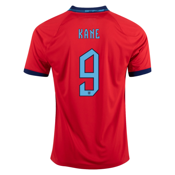 Men's Replica KANE #9 England Away Soccer Jersey Shirt 2022 Nike - World Cup 2022