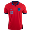 Men's Replica ALEXANDER-ARNOLD #18 England Away Soccer Jersey Shirt 2022 Nike - World Cup 2022