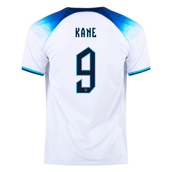 Men's Replica KANE #9 England Home Soccer Jersey Shirt 2022 Nike - World Cup 2022