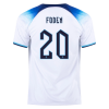 Men's Replica FODEN #20 England Home Soccer Jersey Shirt 2022 Nike - World Cup 2022