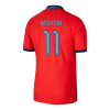 Men's Authentic RASHFORD #11 England Away Soccer Jersey Shirt 2022 Nike World Cup 2022