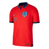Men's Authentic RASHFORD #11 England Away Soccer Jersey Shirt 2022 Nike World Cup 2022