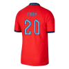 Men's Authentic FODEN #20 England Away Soccer Jersey Shirt 2022 Nike World Cup 2022