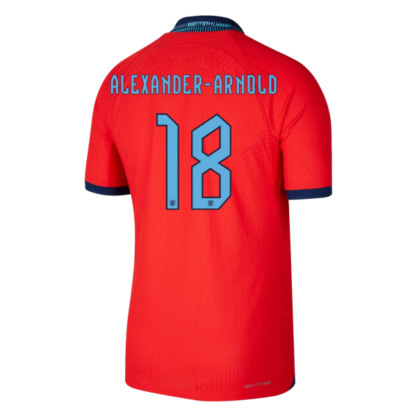 Men's Authentic ALEXANDER-ARNOLD #18 England Away Soccer Jersey Shirt 2022 Nike World Cup 2022