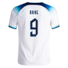 Men's Authentic KANE #9 England Home Soccer Jersey Shirt 2022 Nike World Cup 2022