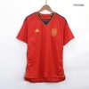 Men's Replica JORDI ALBA #18 Spain Home Soccer Jersey Shirt 2022 Adidas - World Cup 2022