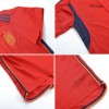 Men's Replica JORDI ALBA #18 Spain Home Soccer Jersey Shirt 2022 Adidas - World Cup 2022