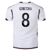 Men's Replica GORETZKA #8 Germany Home Soccer Jersey Shirt 2022 Adidas - World Cup 2022