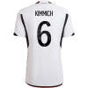 Men's Replica KIMMICH #6 Germany Home Soccer Jersey Shirt 2022 Adidas - World Cup 2022