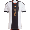 Men's Replica KIMMICH #6 Germany Home Soccer Jersey Shirt 2022 Adidas - World Cup 2022