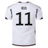 Men's Replica REUS #11 Germany Home Soccer Jersey Shirt 2022 Adidas - World Cup 2022