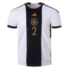 Men's Replica RÜDIGER #2 Germany Home Soccer Jersey Shirt 2022 Adidas - World Cup 2022