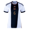 Women's Replica KIMMICH #6 Germany Home Soccer Jersey Shirt 2022 Adidas