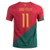 Men's Replica JOÃO FÉLIX #11 Portugal Home Soccer Jersey Shirt 2022 Nike - World Cup 2022