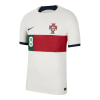 Men's Authentic B.FERNANDES #8 Portugal Away Soccer Jersey Shirt 2022 Nike World Cup 2022