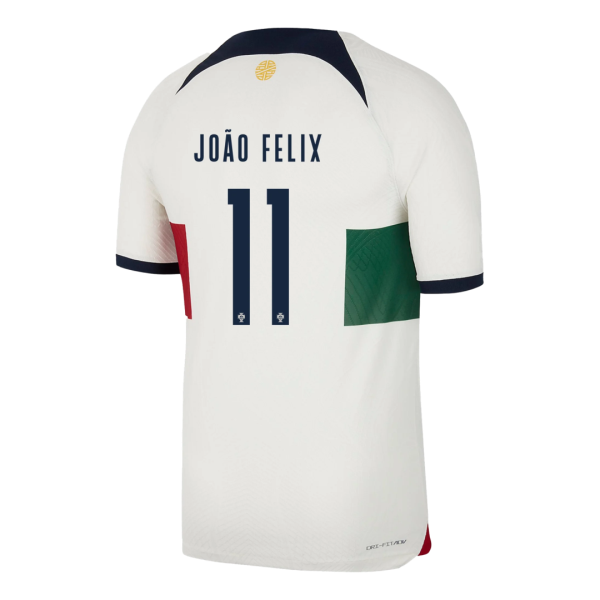Men's Authentic JOÃO FÉLIX #11 Portugal Away Soccer Jersey Shirt 2022 Nike World Cup 2022