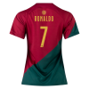 Women's Replica RONALDO #7 Portugal Home Soccer Jersey Shirt 2022 Nike