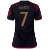 Women's Replica HAVERTZ #7 Germany Away Soccer Jersey Shirt 2022 Adidas