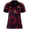 Women's Replica KIMMICH #6 Germany Away Soccer Jersey Shirt 2022 Adidas