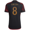 Men's Replica GORETZKA #8 Germany Away Soccer Jersey Shirt 2022 Adidas - World Cup 2022