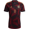 Men's Replica GORETZKA #8 Germany Away Soccer Jersey Shirt 2022 Adidas - World Cup 2022