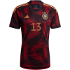 Men's Replica MÜLLER #13 Germany Away Soccer Jersey Shirt 2022 Adidas - World Cup 2022